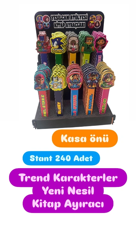 KİTAP AYIRACI TREND MODELLER / 240 LI STANT